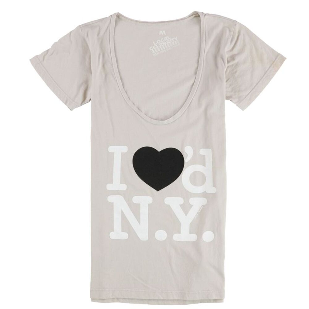 Local Celebrity Womens I Loved N.Y Graphic T-Shirt, NWT